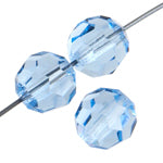 6 mm Round Faceted Preciosa Czech Crystal - as low as $0.25 ea
