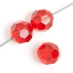 6 mm Round Faceted Preciosa Czech Crystal - as low as $0.25 ea