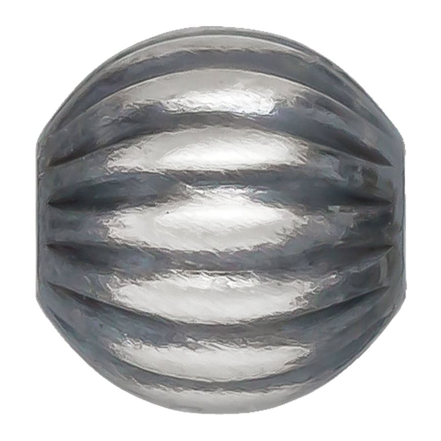 .925 Sterling Silver Navajo Corrugated Bead * 15% Off at Cart *