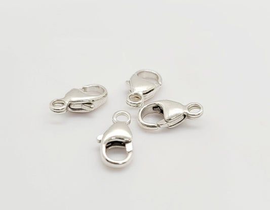 .925 Sterling Silver MICRO Pear Clasp / 2 Pieces
