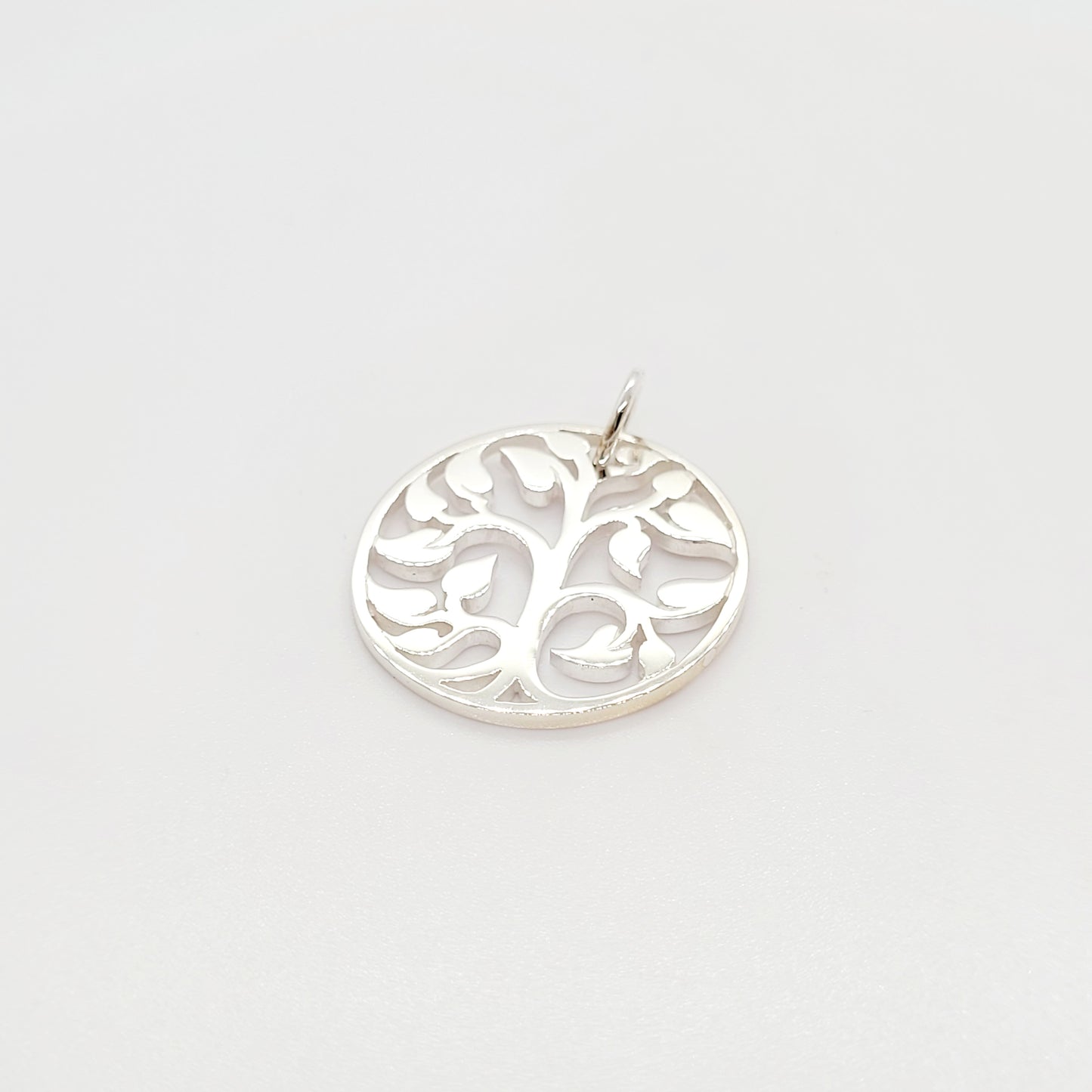 Silver Plated Tree of Life / Family Tree Pendant