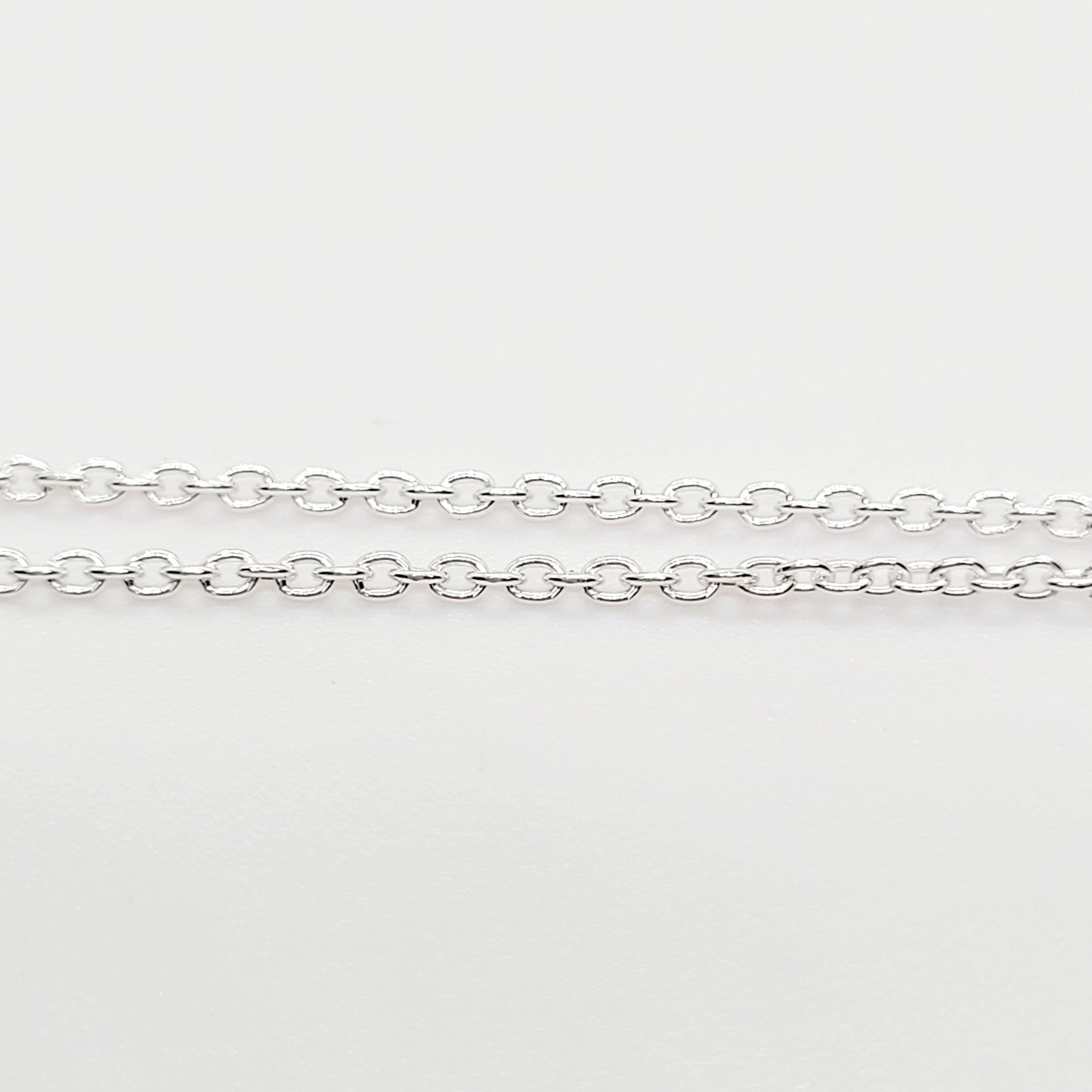 .925 Sterling Silver 1 mm  CABLE Chain  / By the Inch