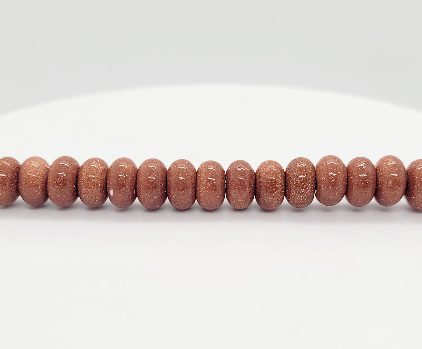 Goldstone - Rondelle 8 mm