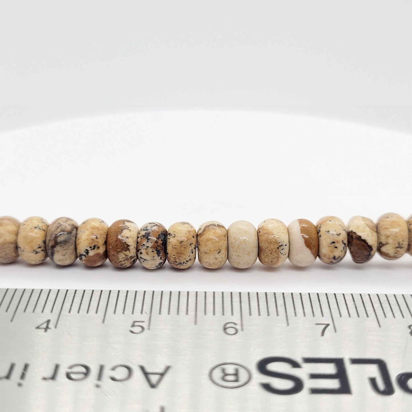 Jasper - Picture - Rondelle 4 x 6 mm