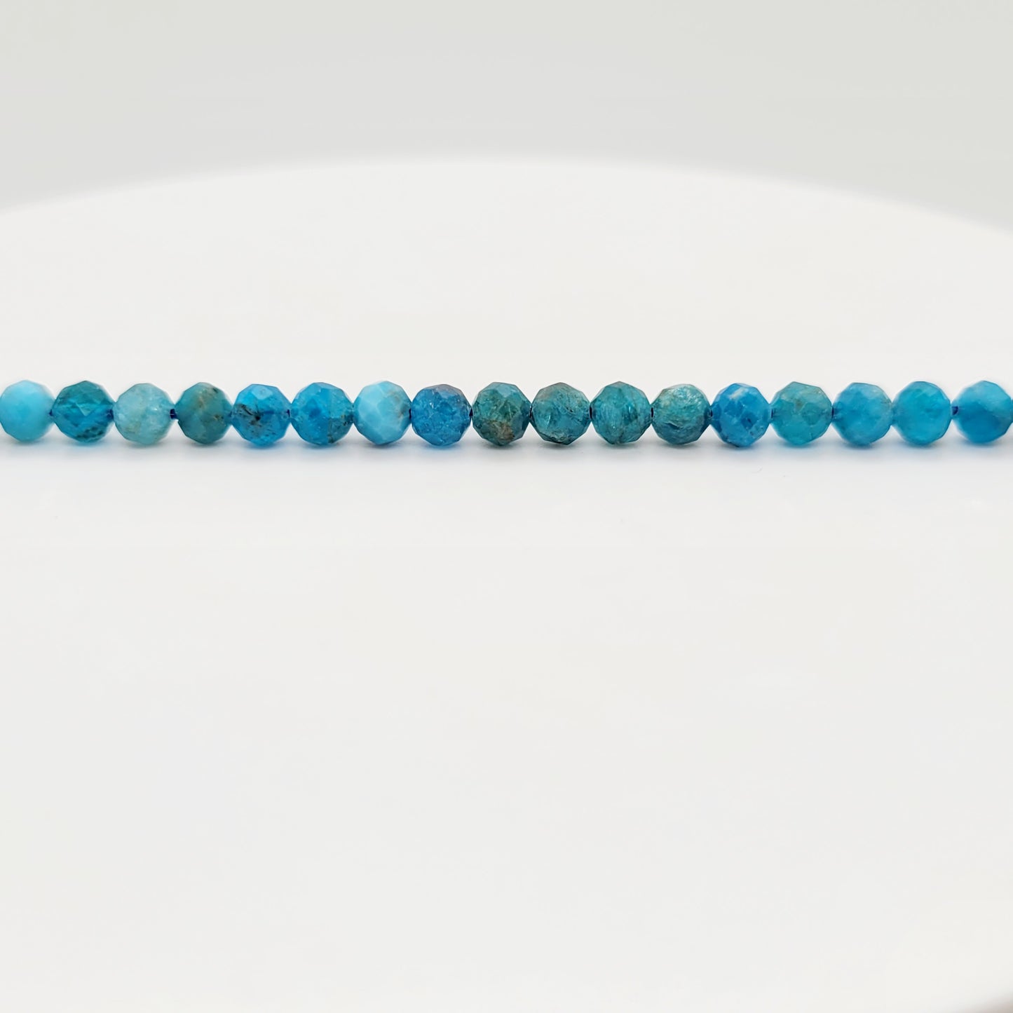 Blue Apatite Faceted 4-4.5 mm