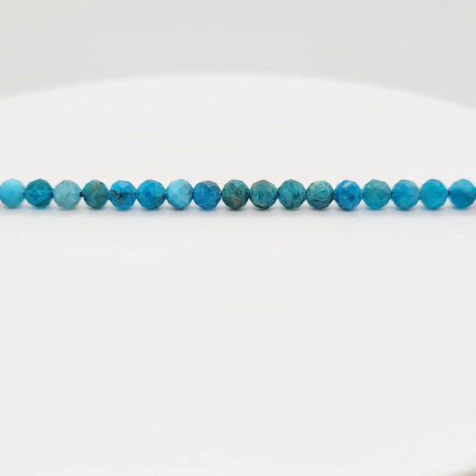 Blue Apatite Faceted 4-4.5 mm