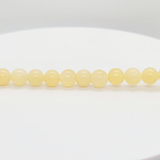 Jade - Yellow (Natural) 6 mm