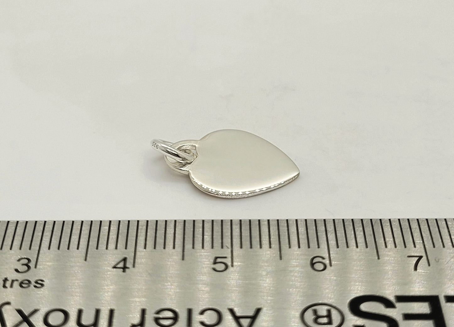 .925 Sterling Silver Heart Pendant
