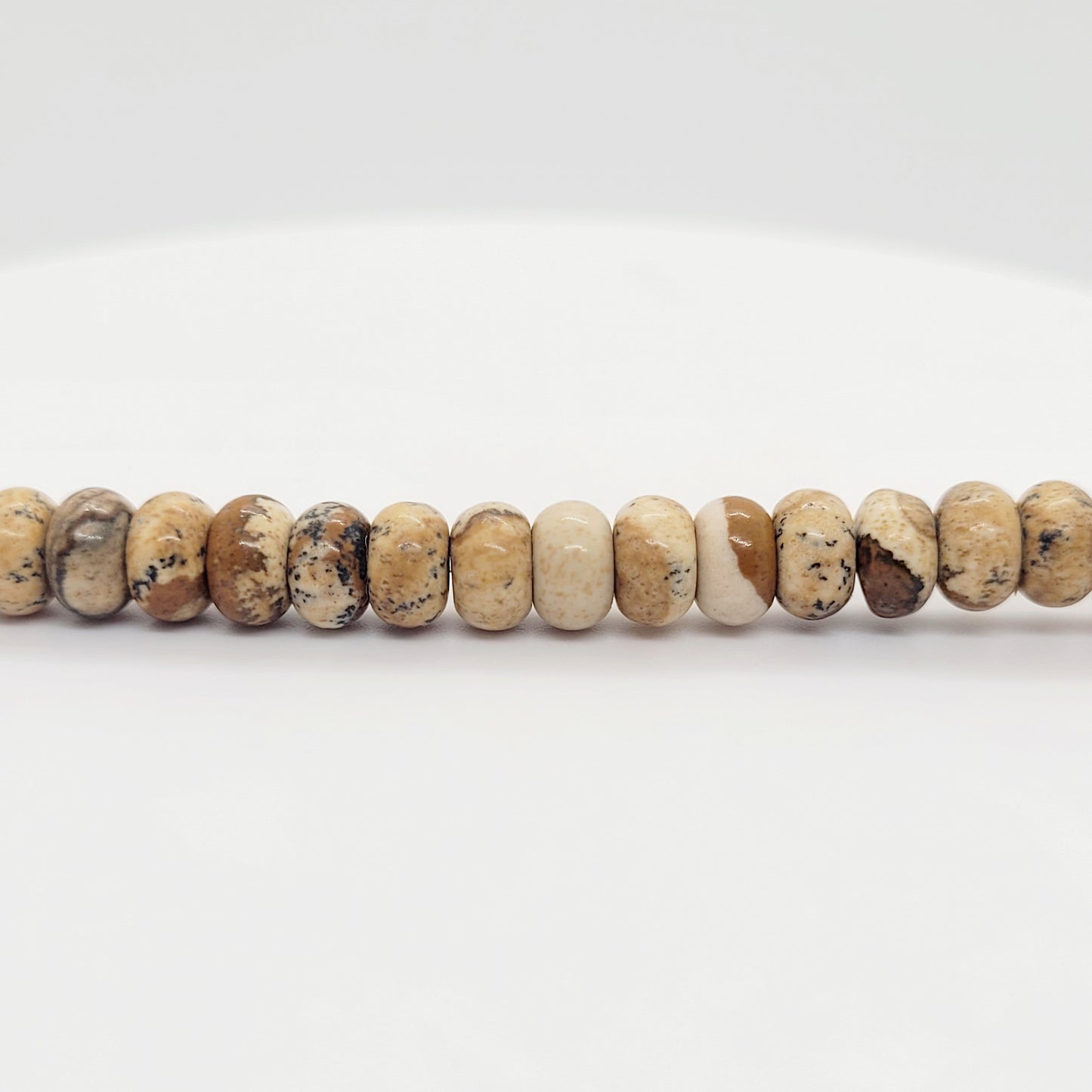 Jasper - Picture - Rondelle 4 x 6 mm