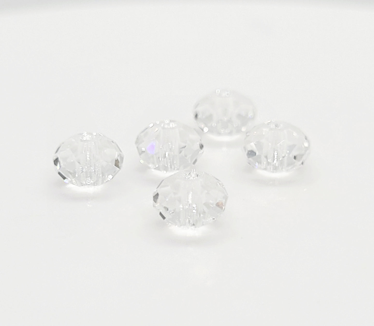 Preciosa Czech Bellatrix / Rondelle Crystal  6 mm