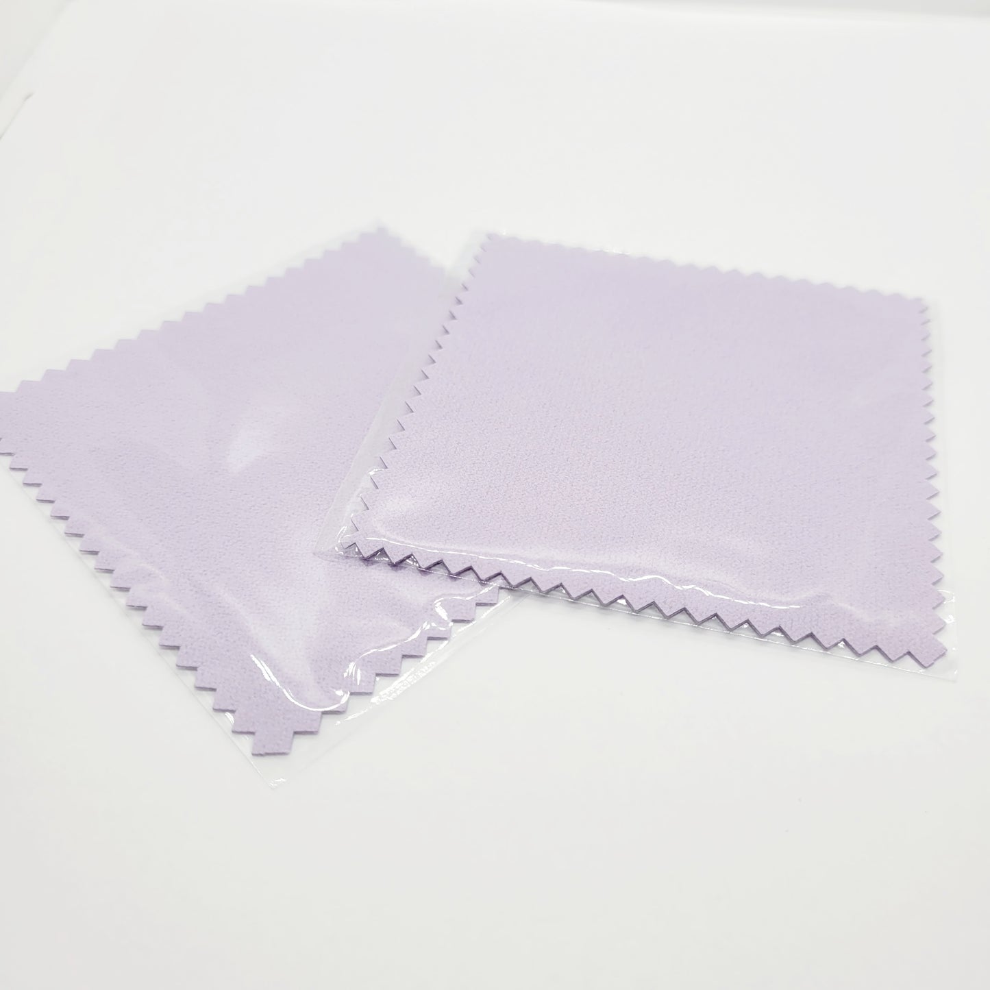 20 Pieces Microfiber Polishing Cloth - Lilac
