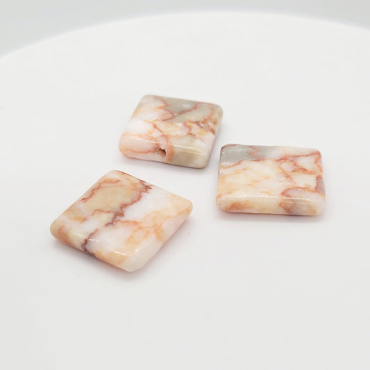 Jasper - Red Zebra 15 mm Square