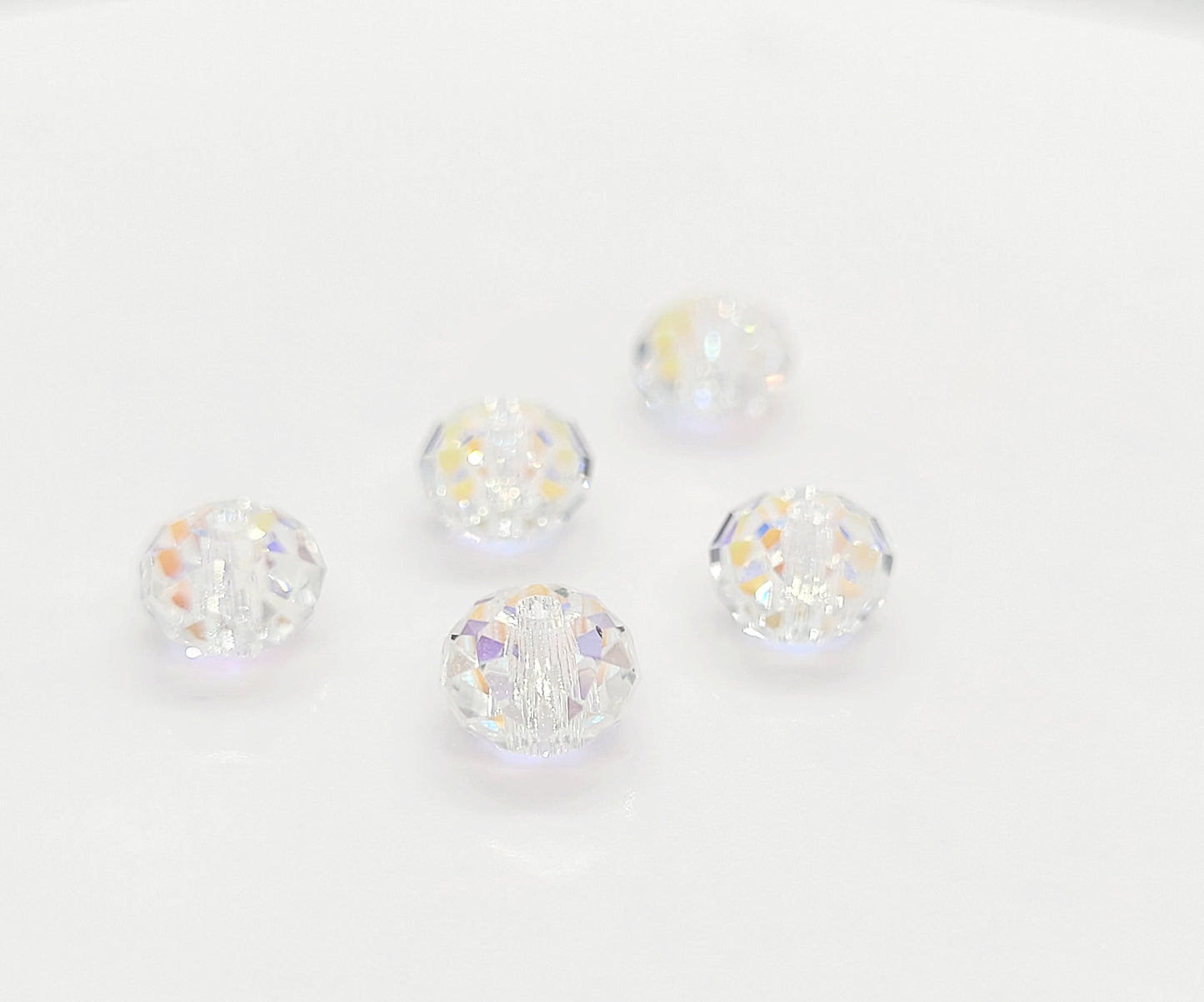 Preciosa Czech Bellatrix / Rondelle Crystal AB 6 mm