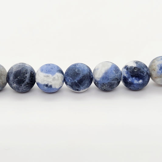 Sodalite Matte (Natural) 6mm 8mm