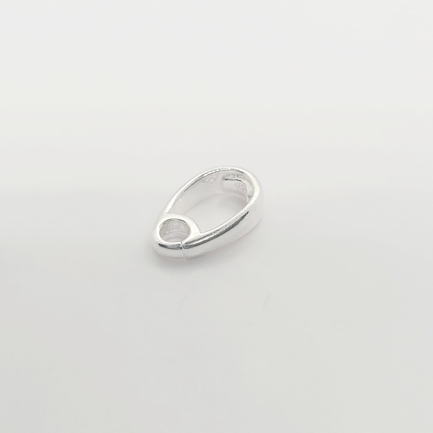 .925 Sterling Silver Open Loop Bail