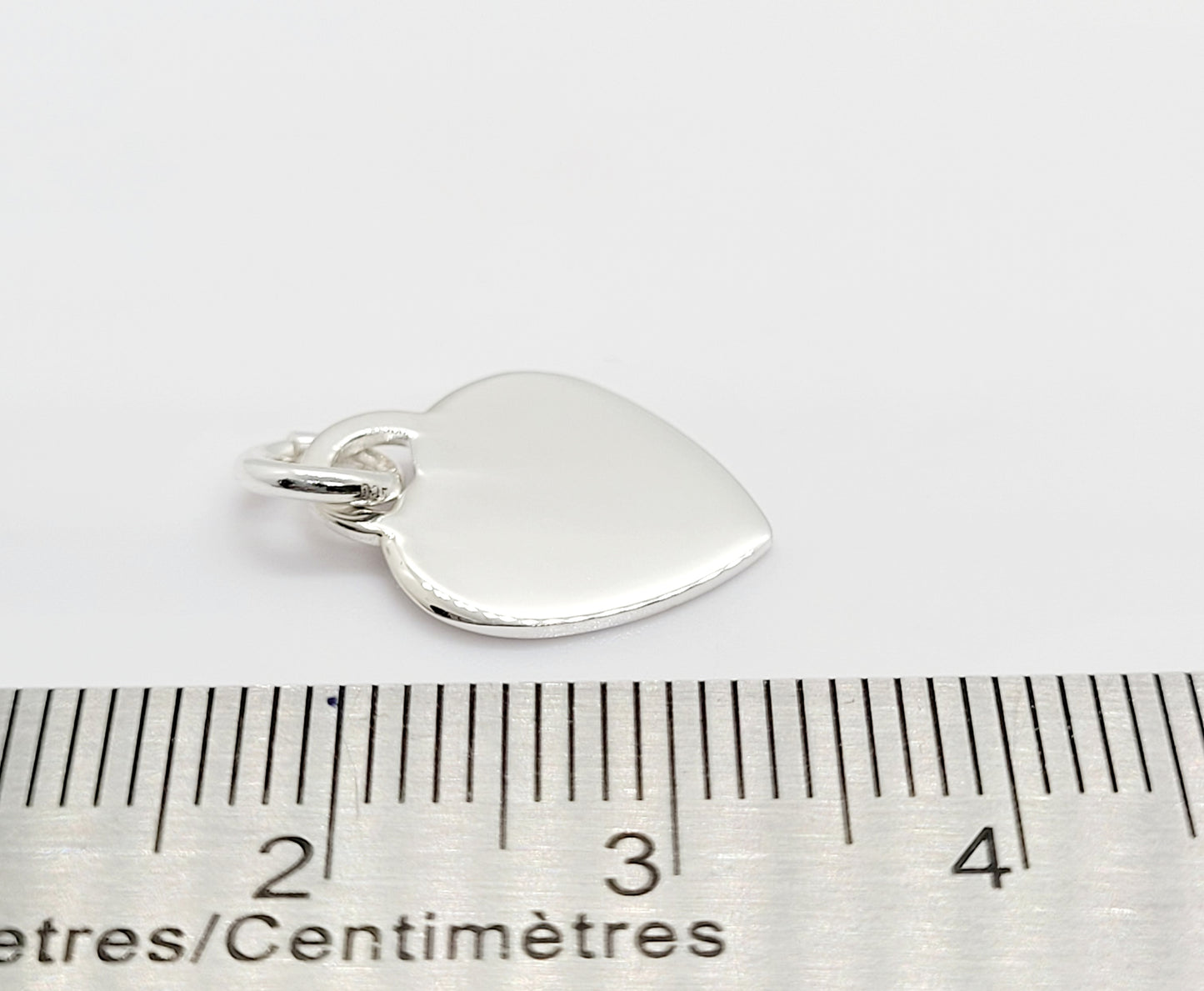 .925 Sterling Silver Heart Pendant