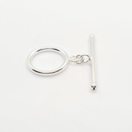 .925 Sterling Silver Large Toggle 28 mm x 16 mm