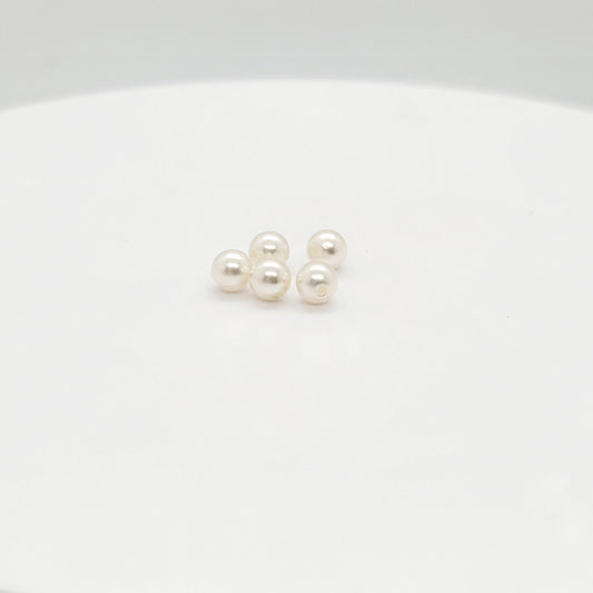 Preciosa Maxima Nacre Pearl - 4 mm White