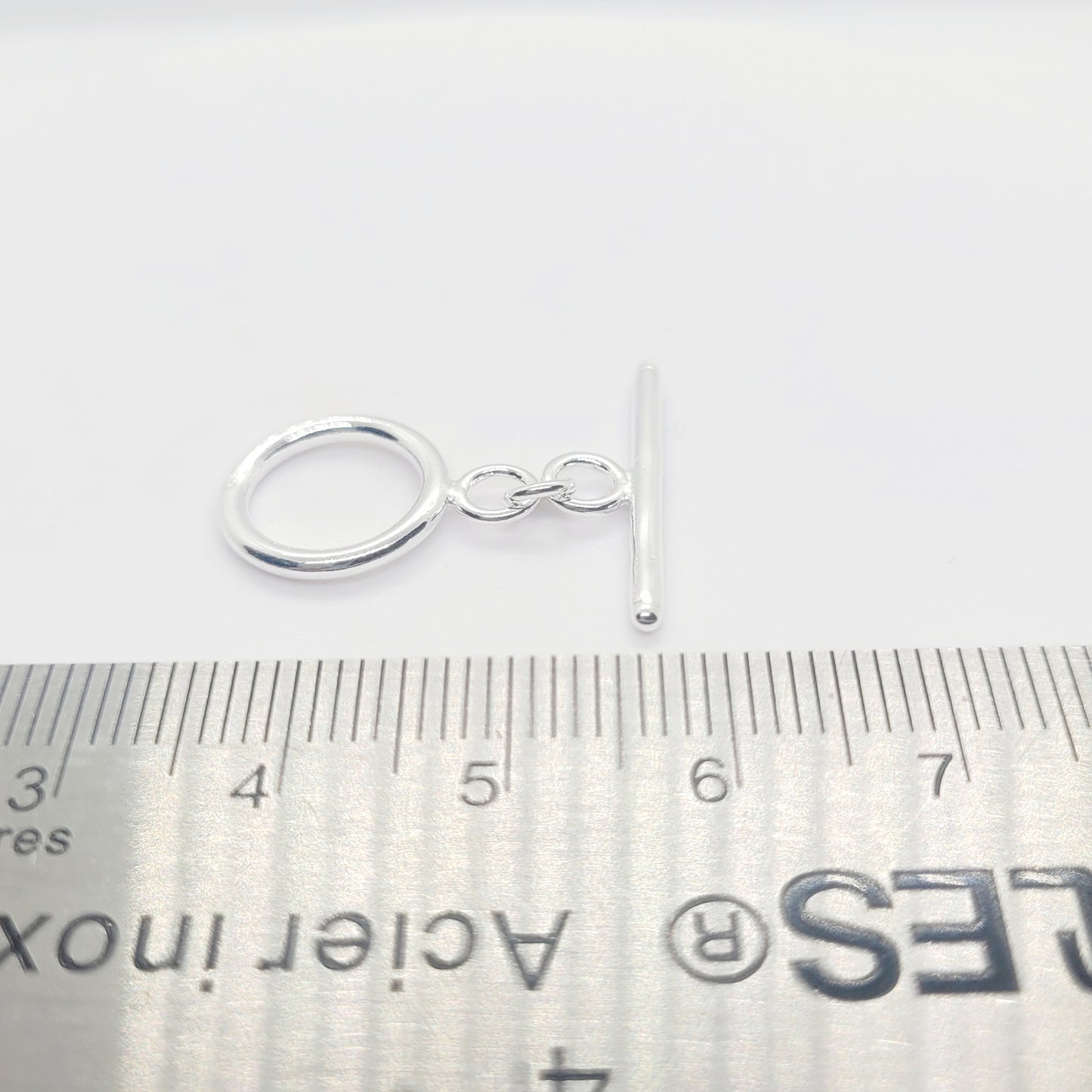.925 Sterling Silver Toggle 20 mm x 12 mm