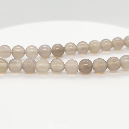 Agate - Grey Botswana 5 mm