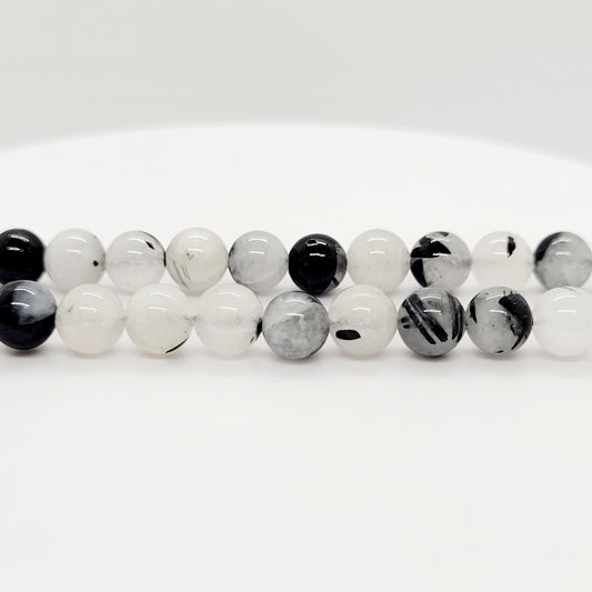 Quartz - Black Rutilated 6 mm
