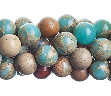 Jasper - Serpentine (Natural) 6mm