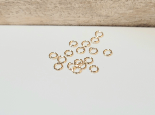 150 Pieces 3.5 mm 22 Ga 14K Gold Filled Open Jump Ring