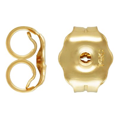 Solid 14K Gold 3 mm Cubic Zirconia Studs - 1 Pair with Backings