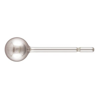 .925 Sterling Silver Ball Stud Earring