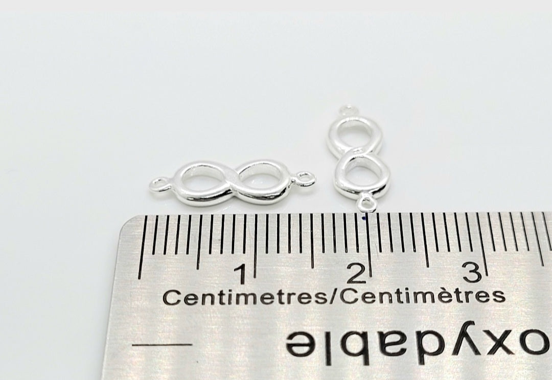 .925 Sterling Silver Connector - 2 Pieces