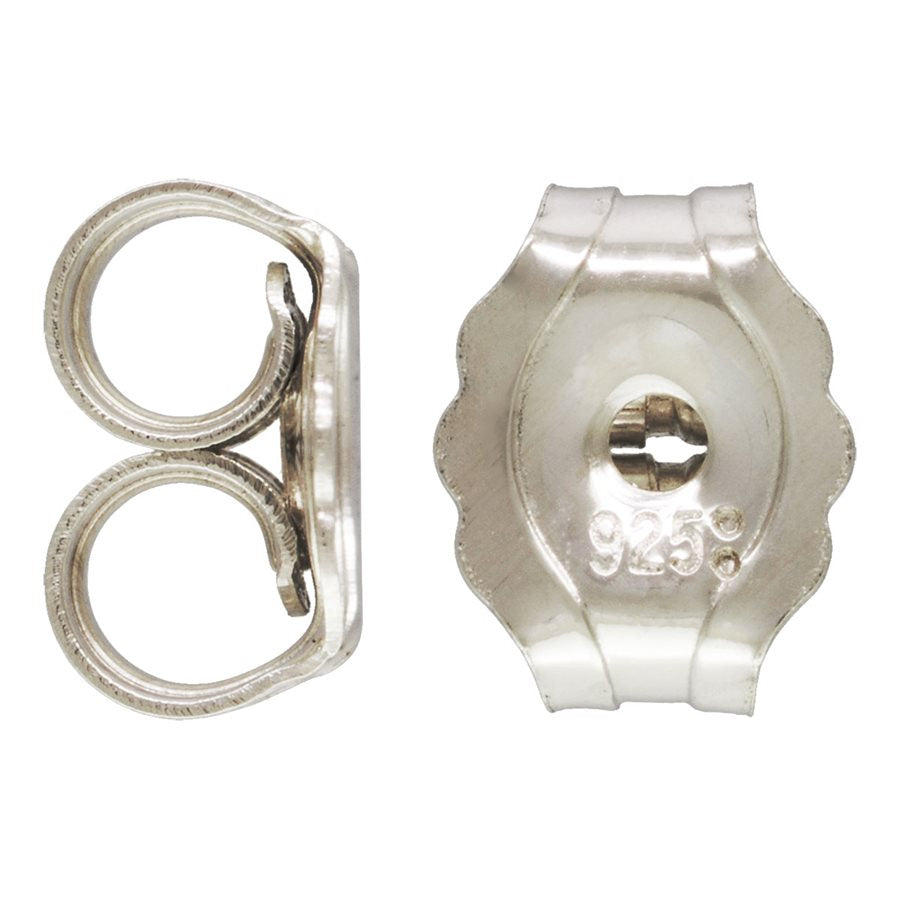 .925 Sterling Silver 10 mm Bar Stud