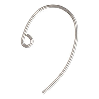 4 Pairs .925 Sterling Silver Curve Ear Wires