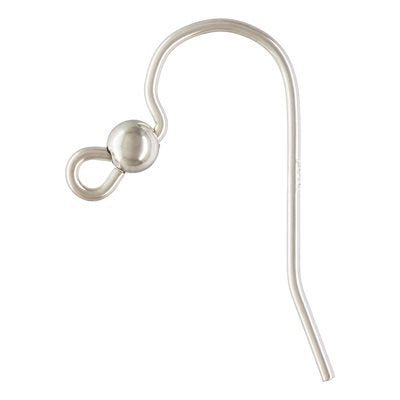 NEW .925 Sterling Silver Ear Wire 3 mm Ball