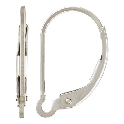 .925 Sterling Silver Leverback Interchangeable