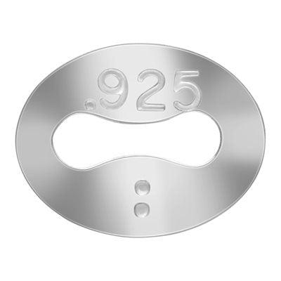 Quality Tag  .925 Sterling Silver