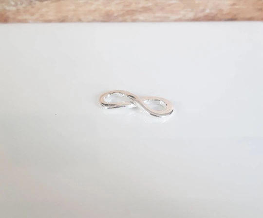 .925 Sterling Silver Infinity - Eternity Connector