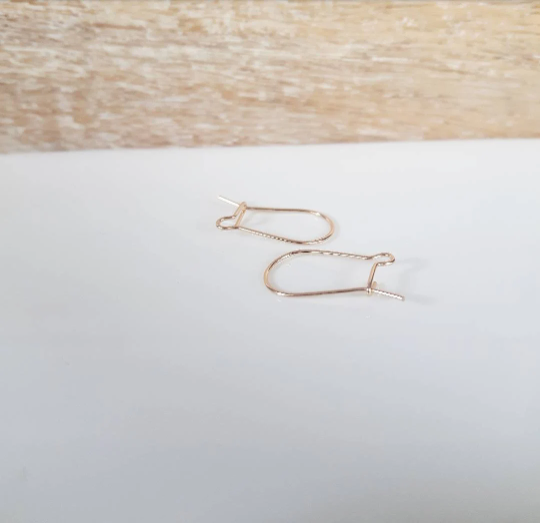 14K Gold Filled Kidney Ear Wires