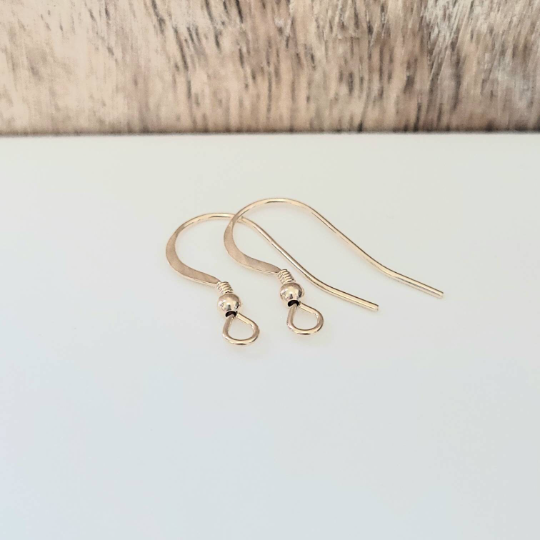 14K Gold Filled Ball & Coil Ear Wires