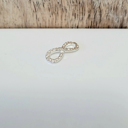 .925 Sterling Silver Infinity - Eternity Connector